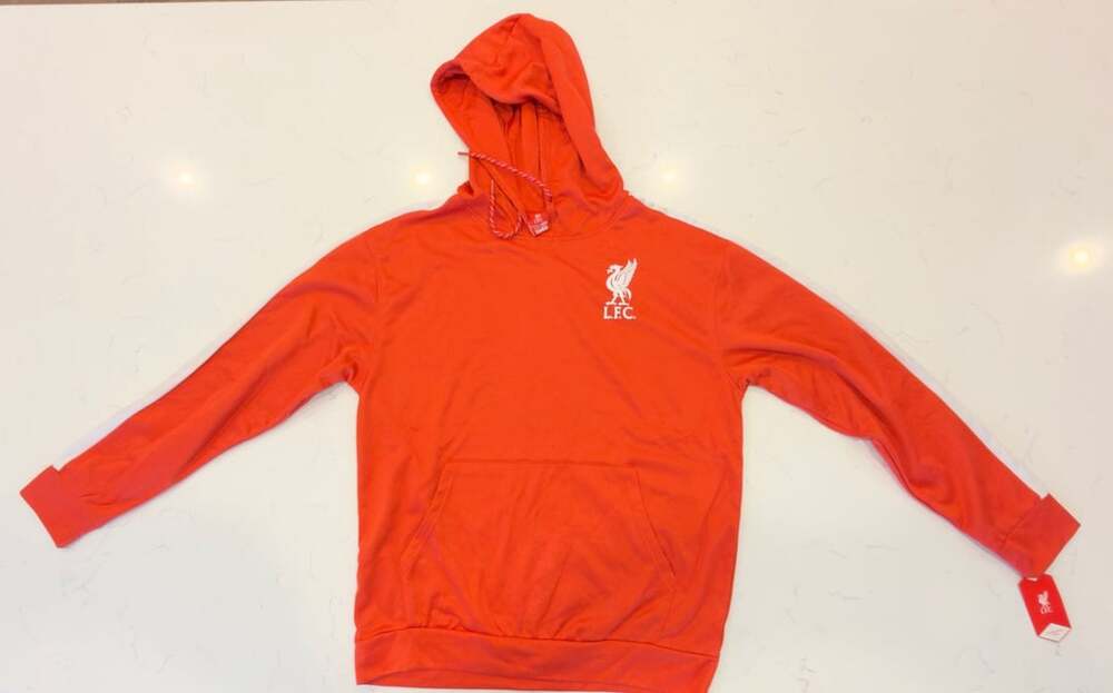 Icon Sports Liverpool FC Official Licensed Product Red Soccer Hoodie Sweatshirt